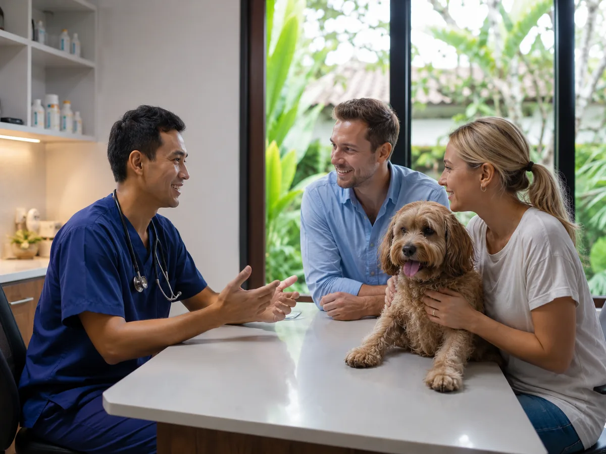 English-speaking veterinary consultation for expat pet owners in Indonesia