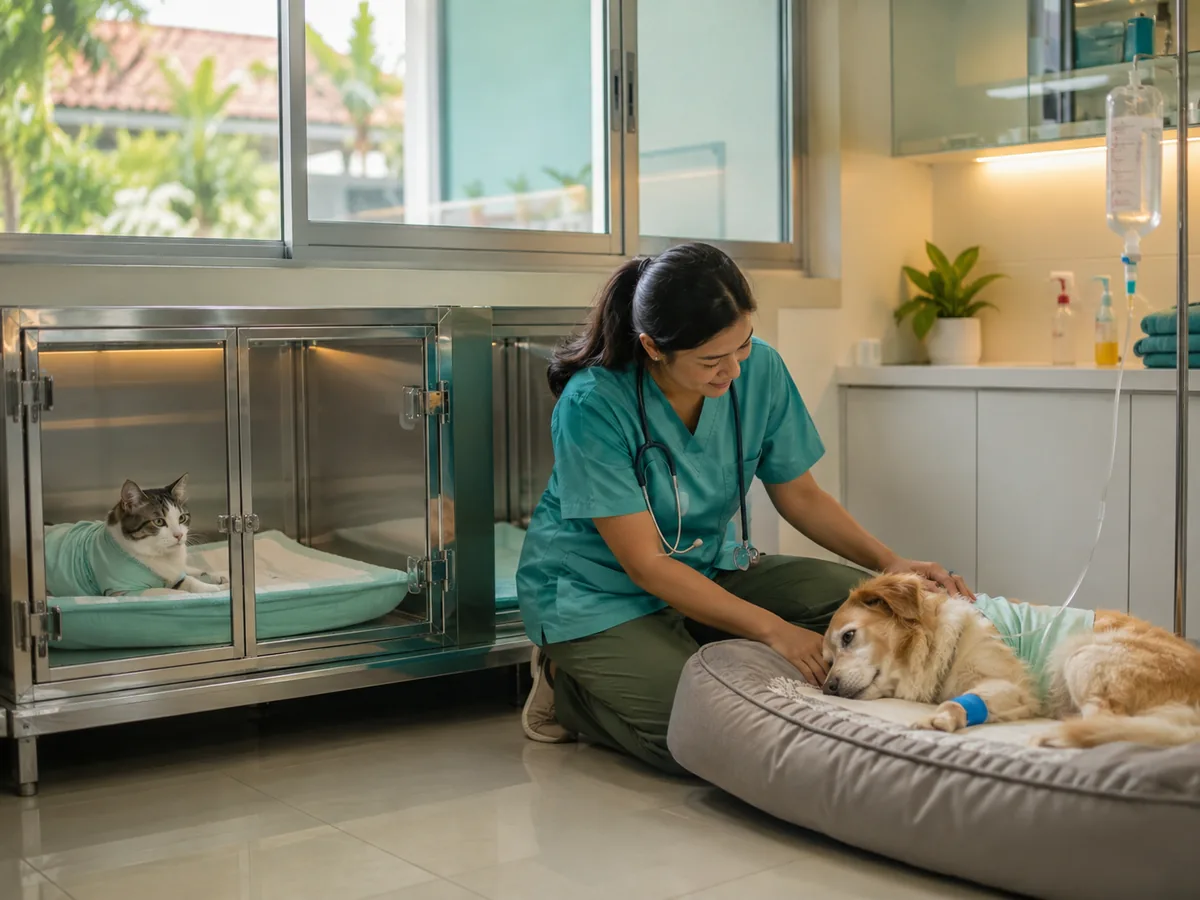 Veterinary care related to hospitalization in Indonesia