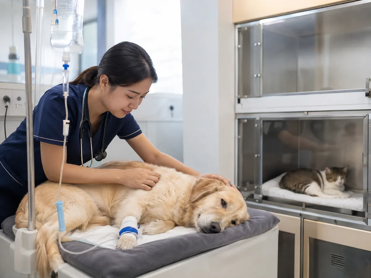Veterinary care related to hospitalization in Indonesia