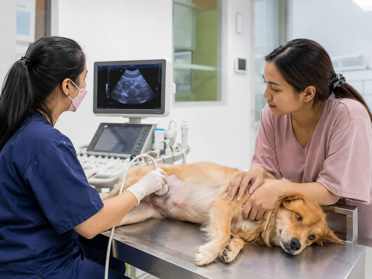 Veterinary care related to ultrasound in Indonesia