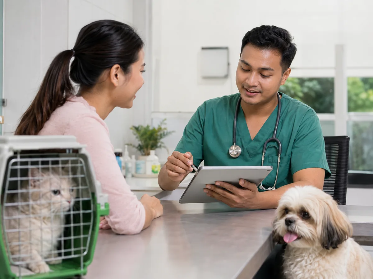 Veterinary care related to blood test in Indonesia